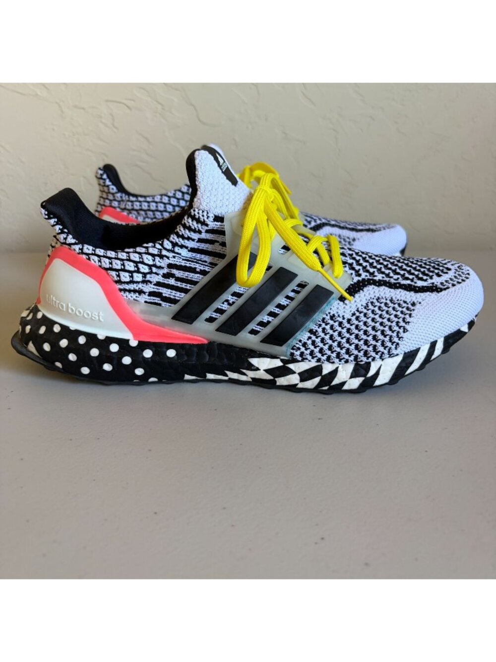 adidas Ultraboost 5.0 DNA Multipattern White Black GY0326 Athletic Shoes Men's U